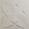 Ekena Millwork 19 5/8in. W x 19 5/8in. H Blossom EnduraWall Decorative 3D Wall Panel Covers 2.67 Sq. Ft. WP20X20BMGBW - alternate 1